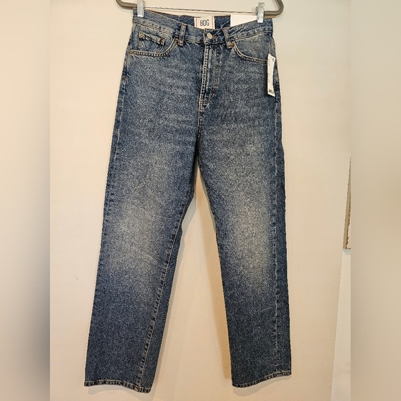 BDG Urban Outfitters Size 25 Cowboy Jeans Hi-Rise Straight Leg New w/ Tags - Picture 1 of 8